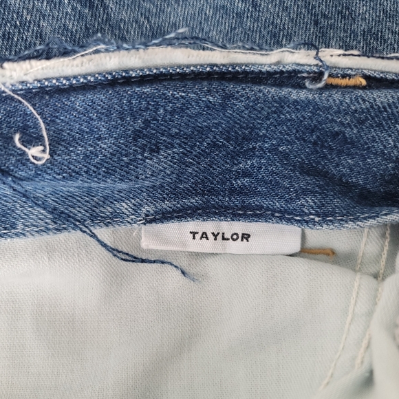 SLVRLAKE Taylor Wide Leg Pleated Jeans Size 29 In Sweet Memory - Picture 11 of 14